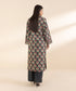 Unstitched Women's Embroidered Lawn Black Shirt Trousers